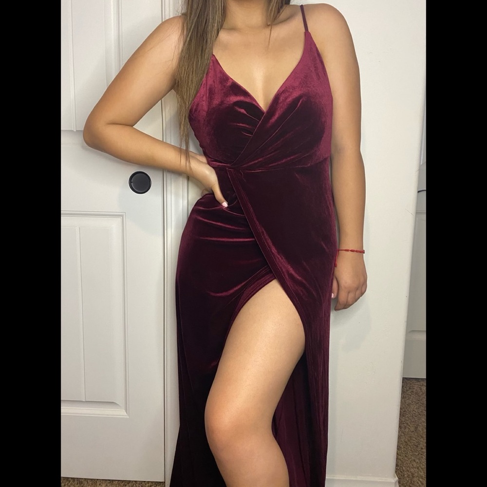 Burgundy Maxi Dress